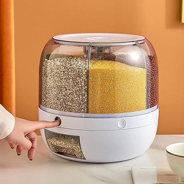 🌀 360° Rotating Food Storage Dispenser